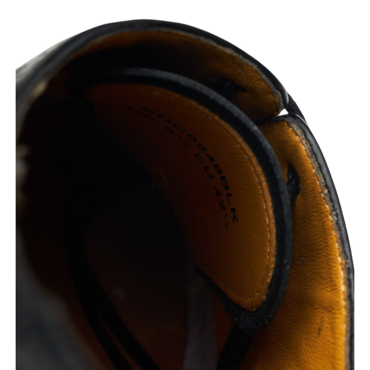 Black Leather Oxford Brogues UK 8.5