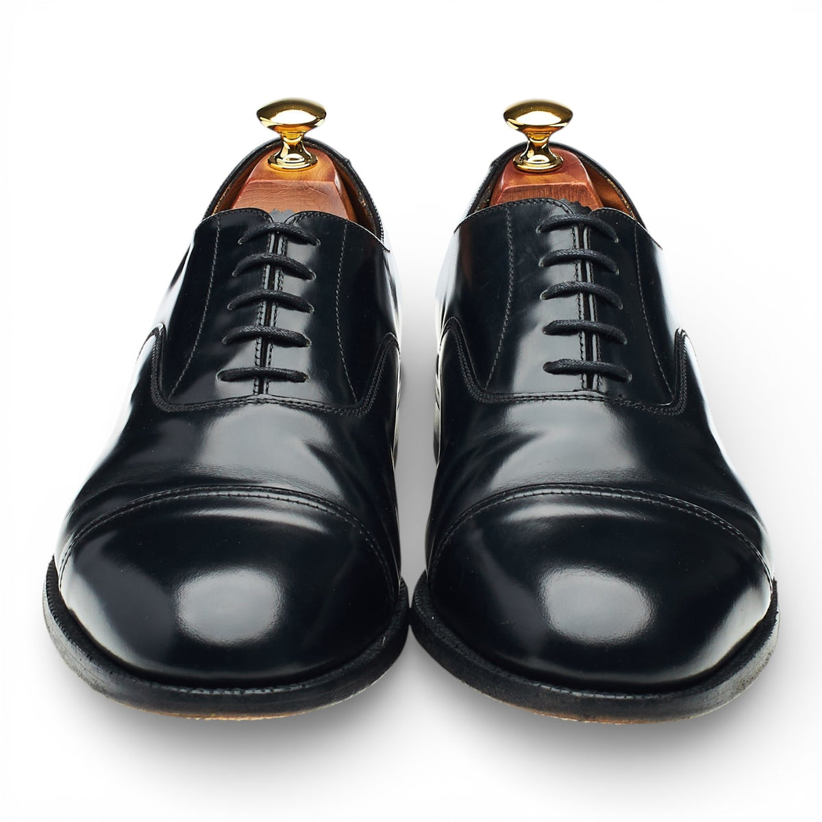 Black Leather Oxford UK 9