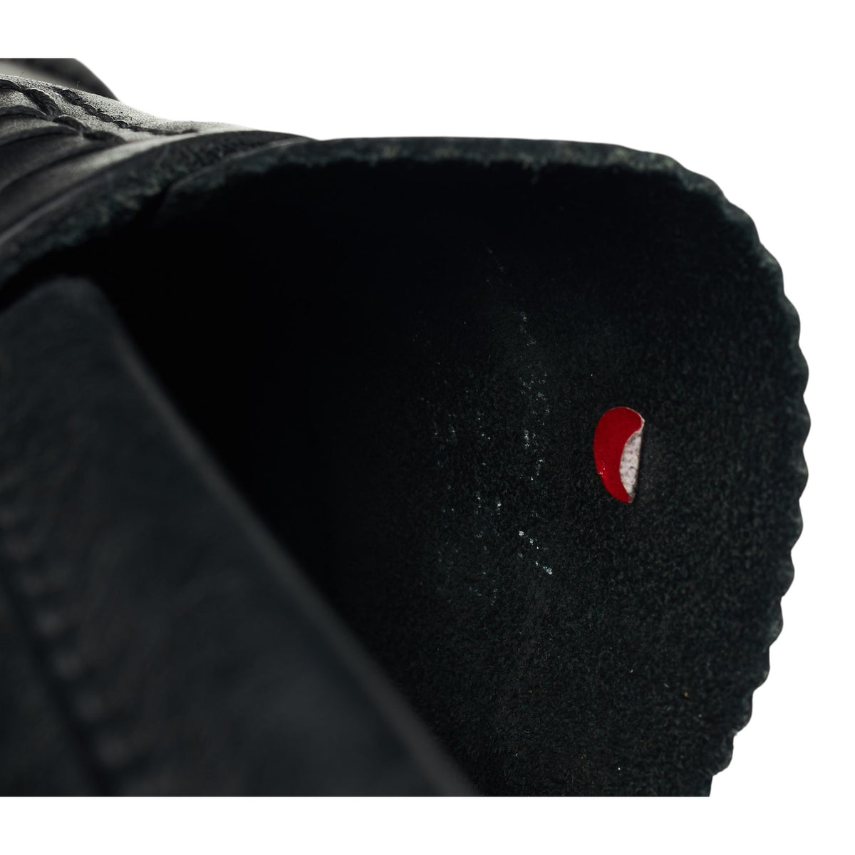 'Pembrey' Black Leather Unlined Loafers UK 11 G