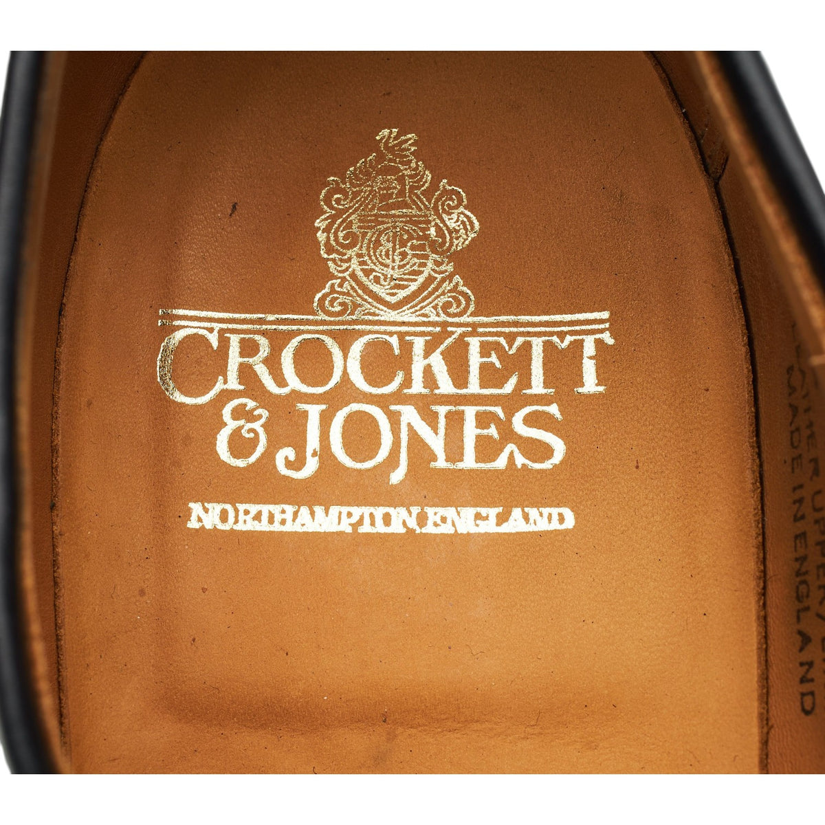 'Lanark 3' Black Leather Derby UK 10 E