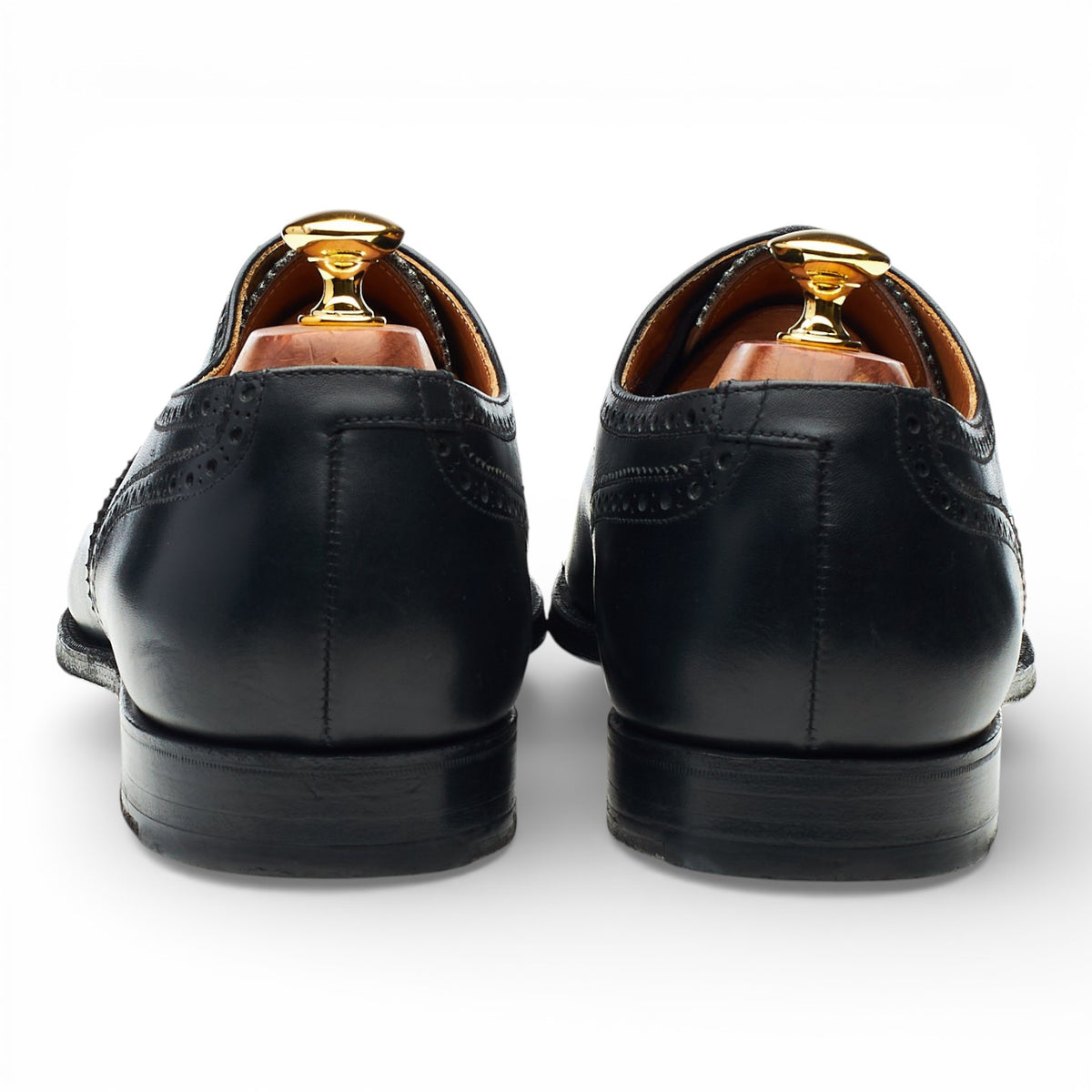 'Westfield' Black Leather Oxford Brogues UK 10.5 E