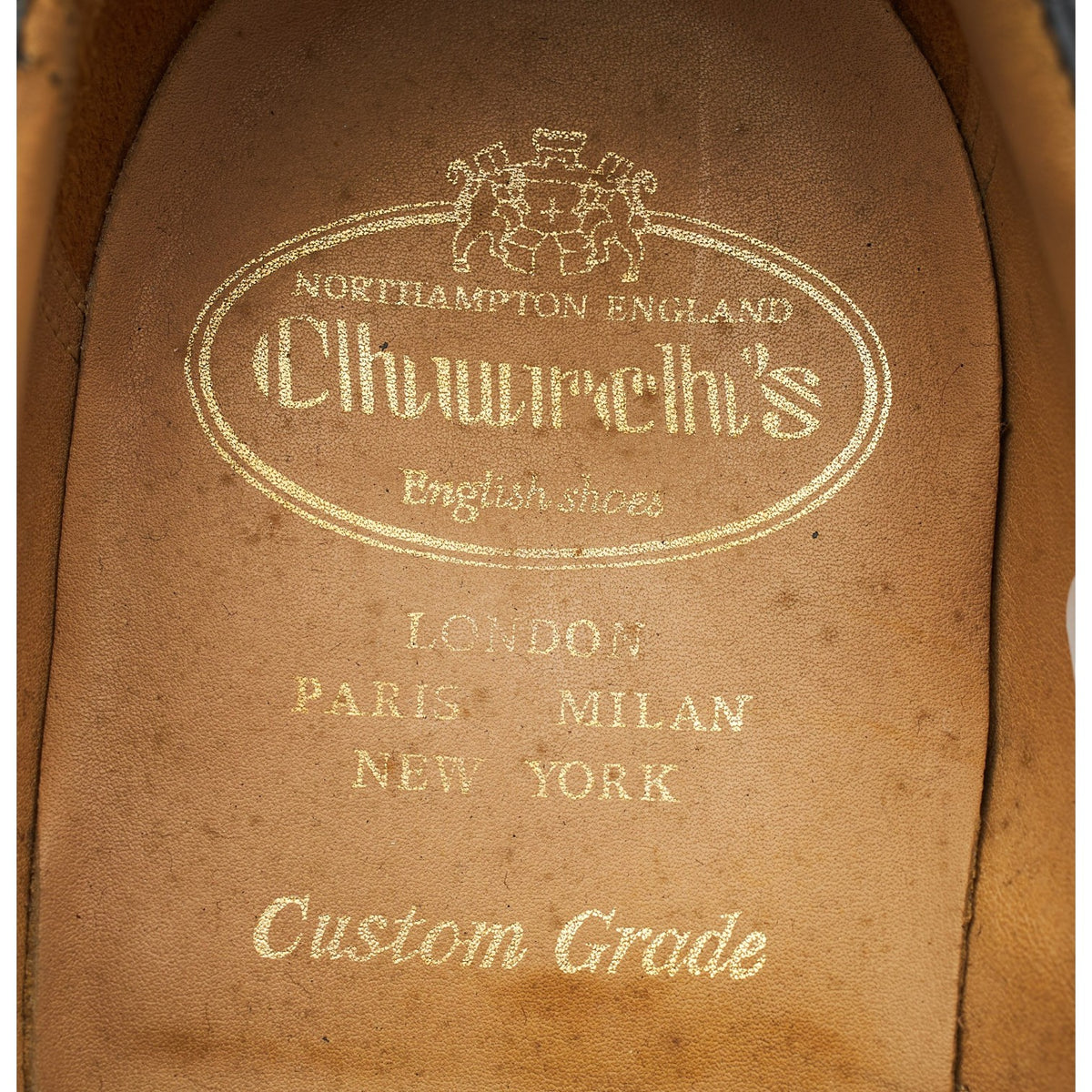 'Cranfield' Black Leather Derby UK 8 F