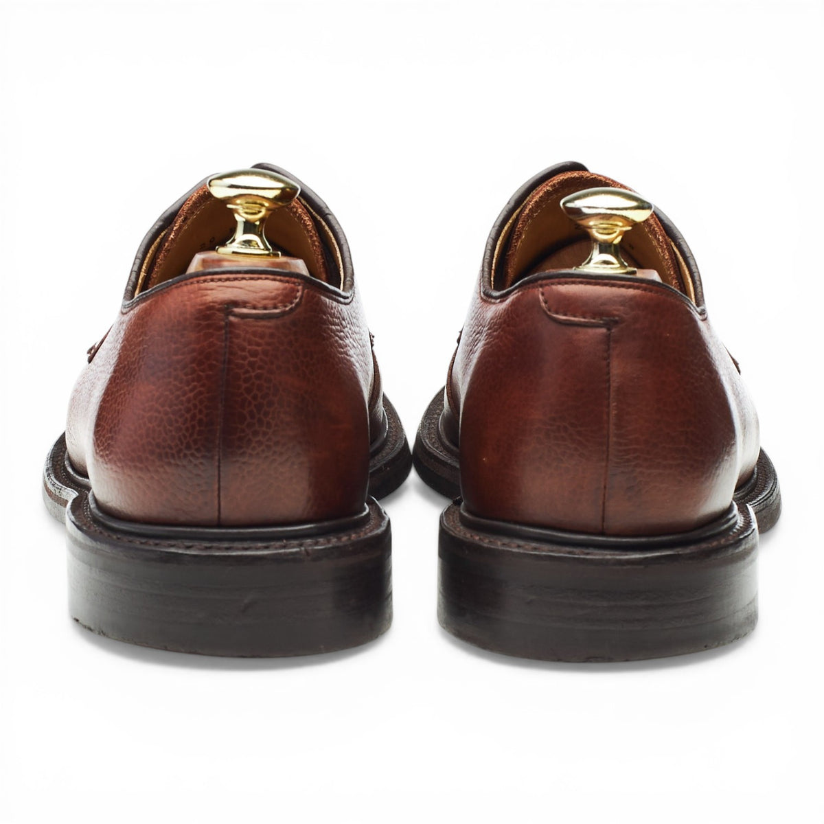 'Nairn' Brown Grain Leather Derby UK 7 F
