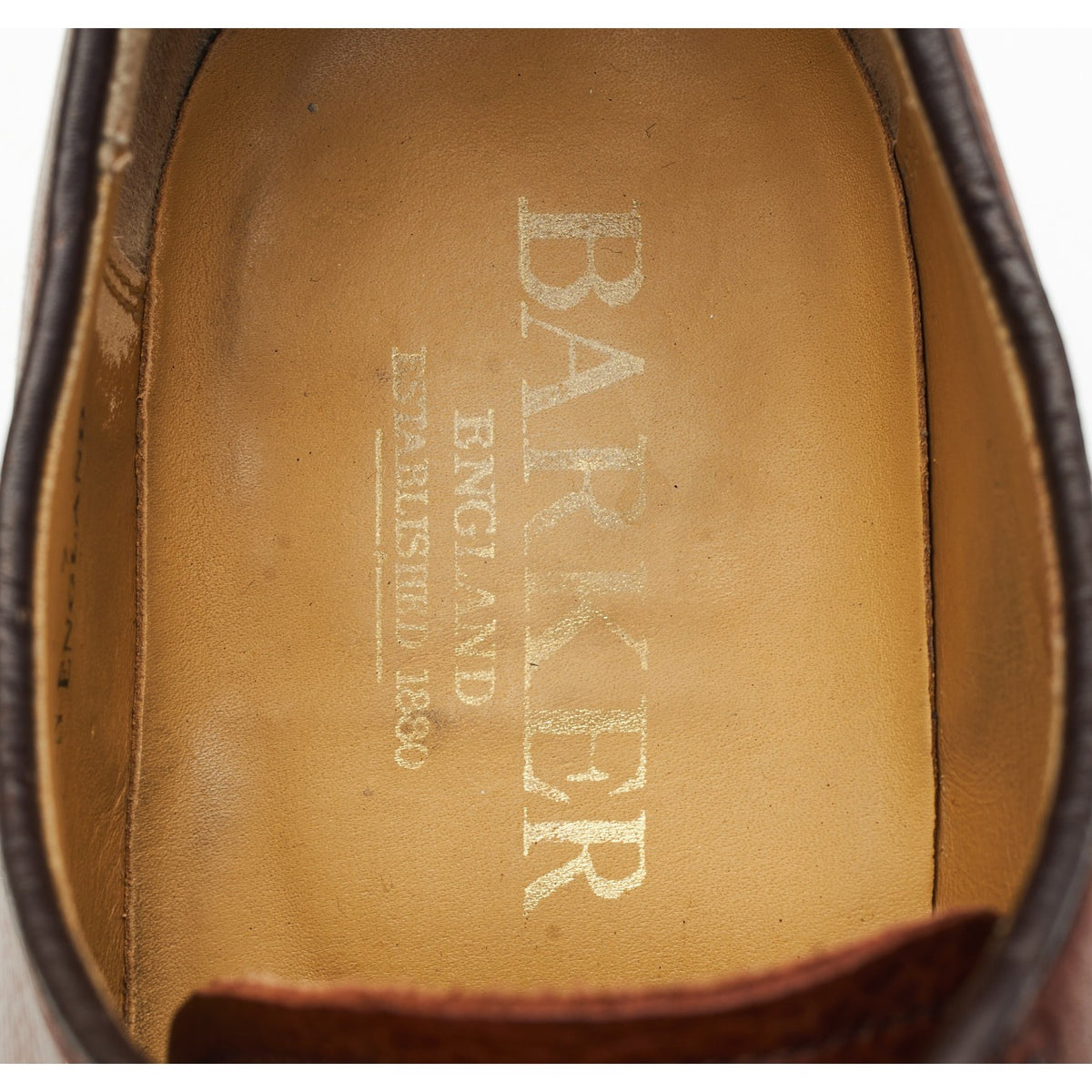 'Nairn' Brown Grain Leather Derby UK 7 F