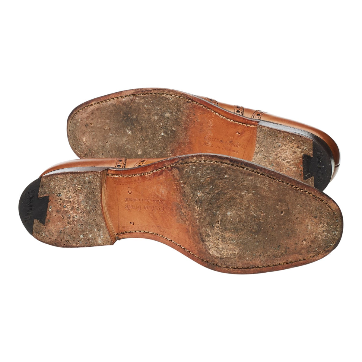 'Chetwynd' Brown Leather Oxford Brogues UK 8 F
