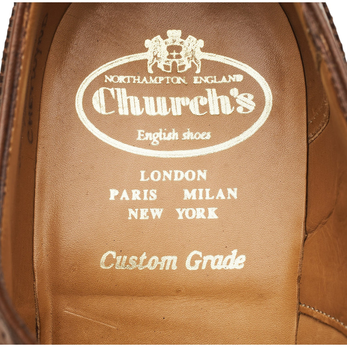 'Chetwynd' Brown Leather Oxford Brogues UK 8 F