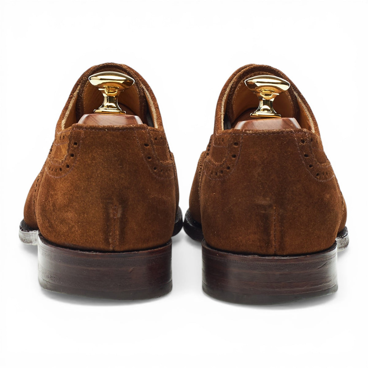 'Dulwich' Snuff Brown Suede Oxford Brogues UK 6.5 F