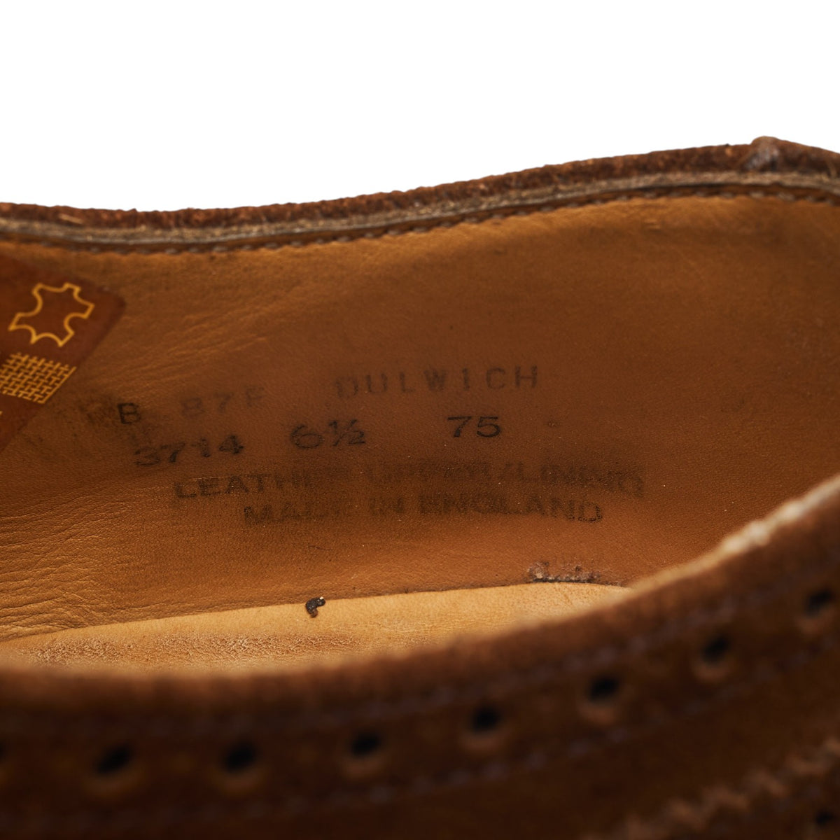 'Dulwich' Snuff Brown Suede Oxford Brogues UK 6.5 F