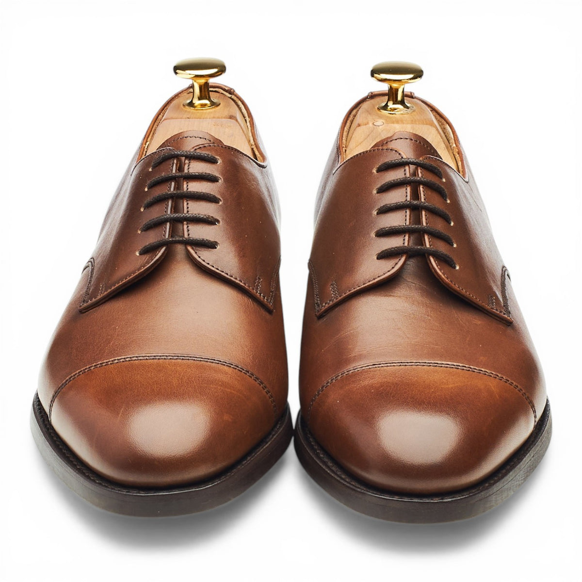 Brown Leather Derby UK 6.5 E
