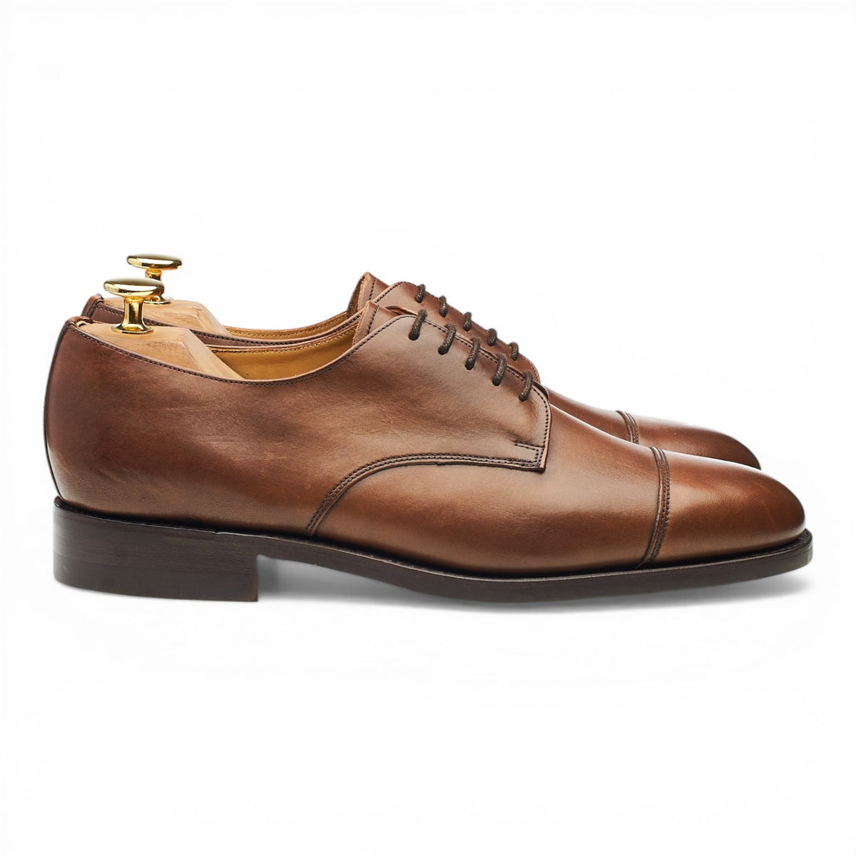 Brown Leather Derby UK 6.5 E