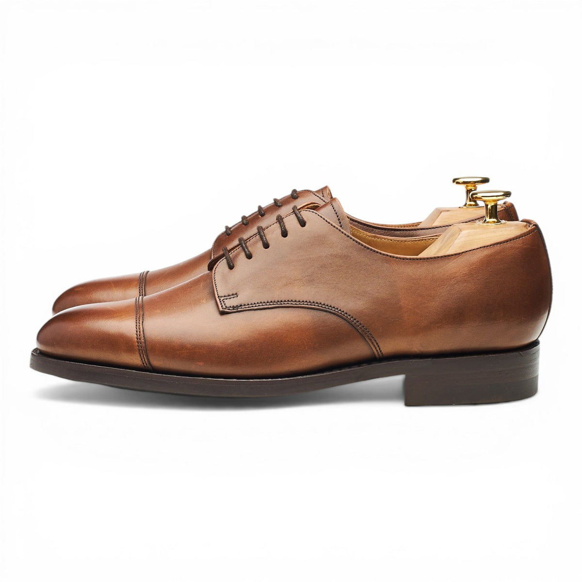 Brown Leather Derby UK 6.5 E