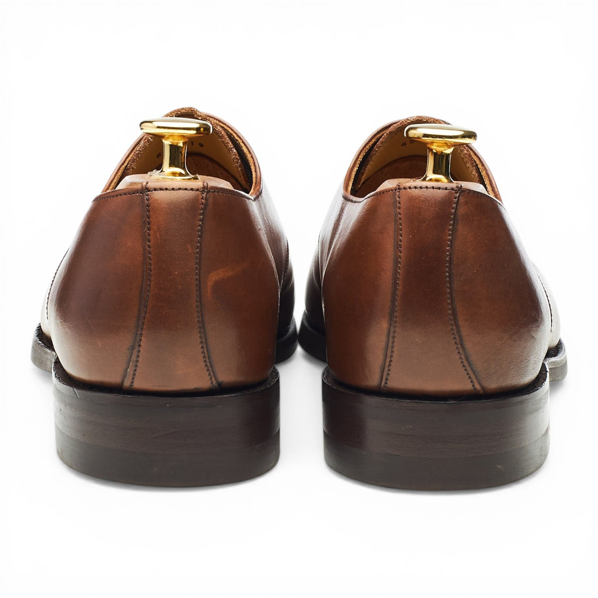 Brown Leather Derby UK 6.5 E