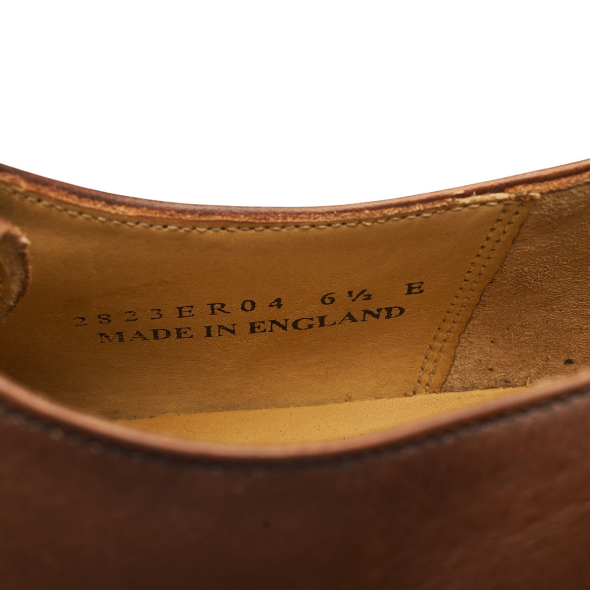 Brown Leather Derby UK 6.5 E
