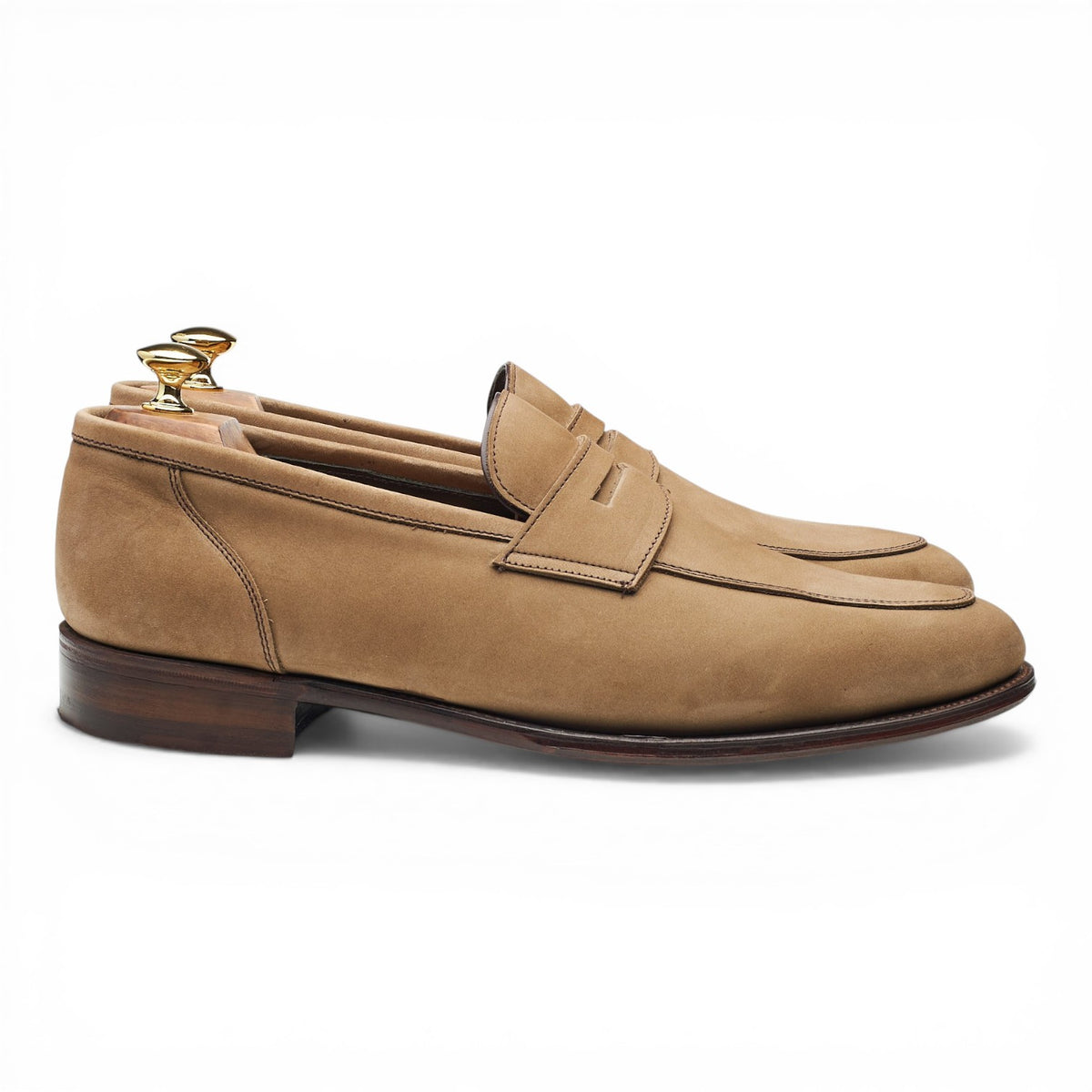 Kingsman 'Newport II' Stone Nubuck Loafers UK 11 E
