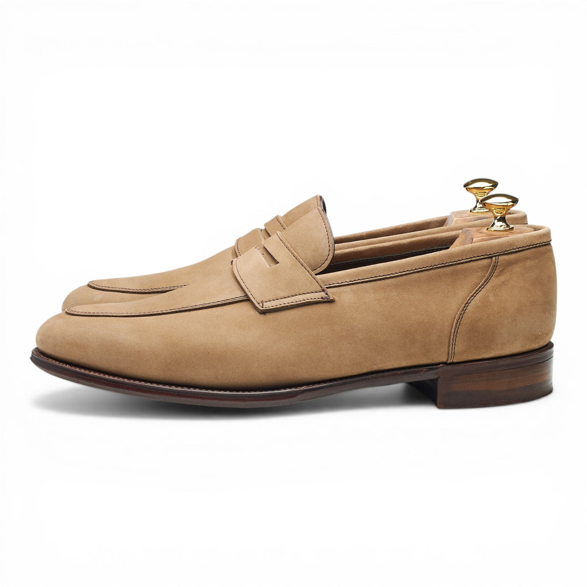 Kingsman 'Newport II' Stone Nubuck Loafers UK 11 E