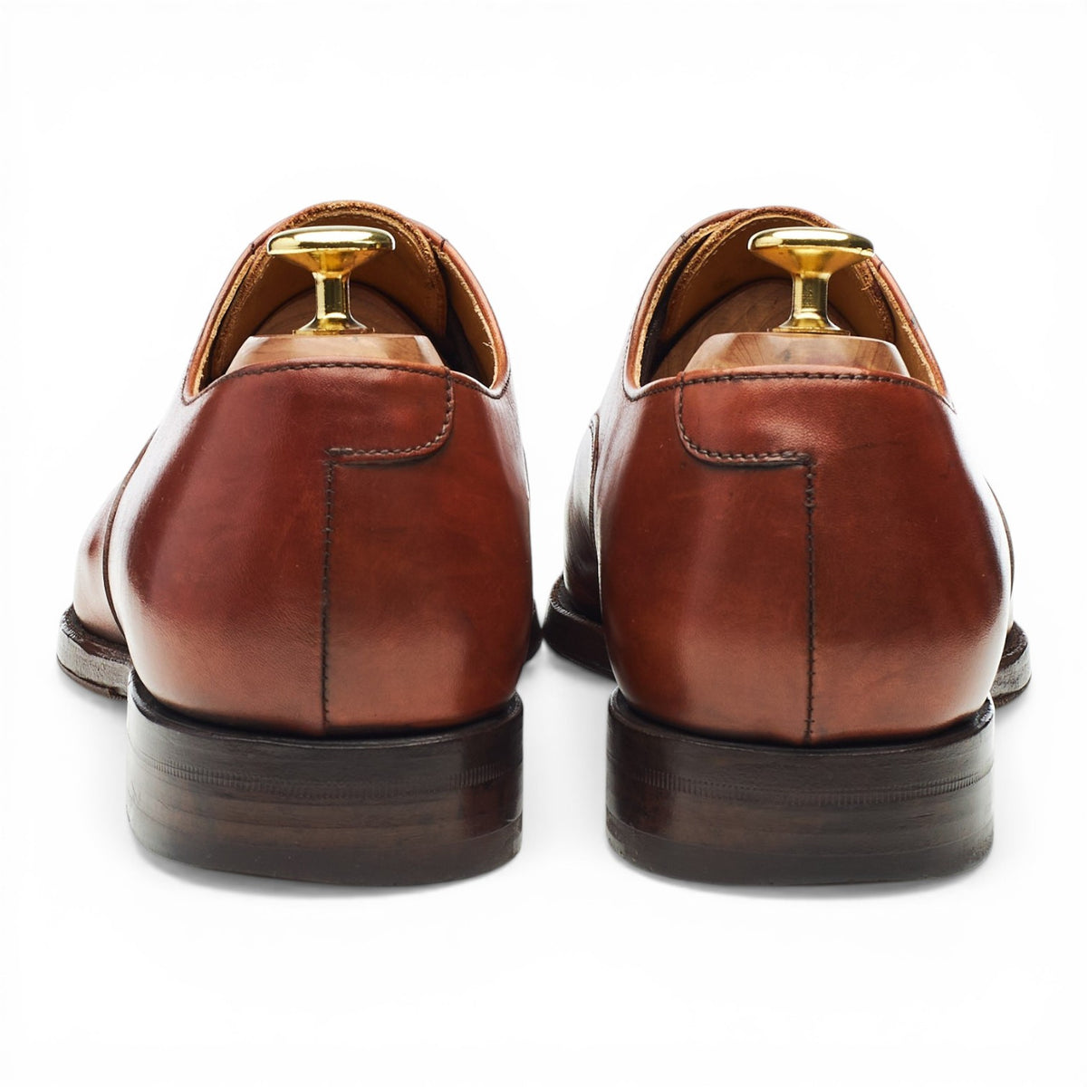 '4473' Tan Brown Leather Oxford UK 8.5
