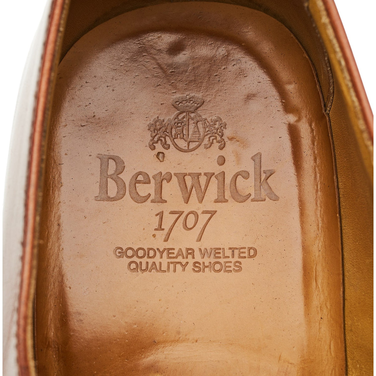 '4473' Tan Brown Leather Oxford UK 8.5