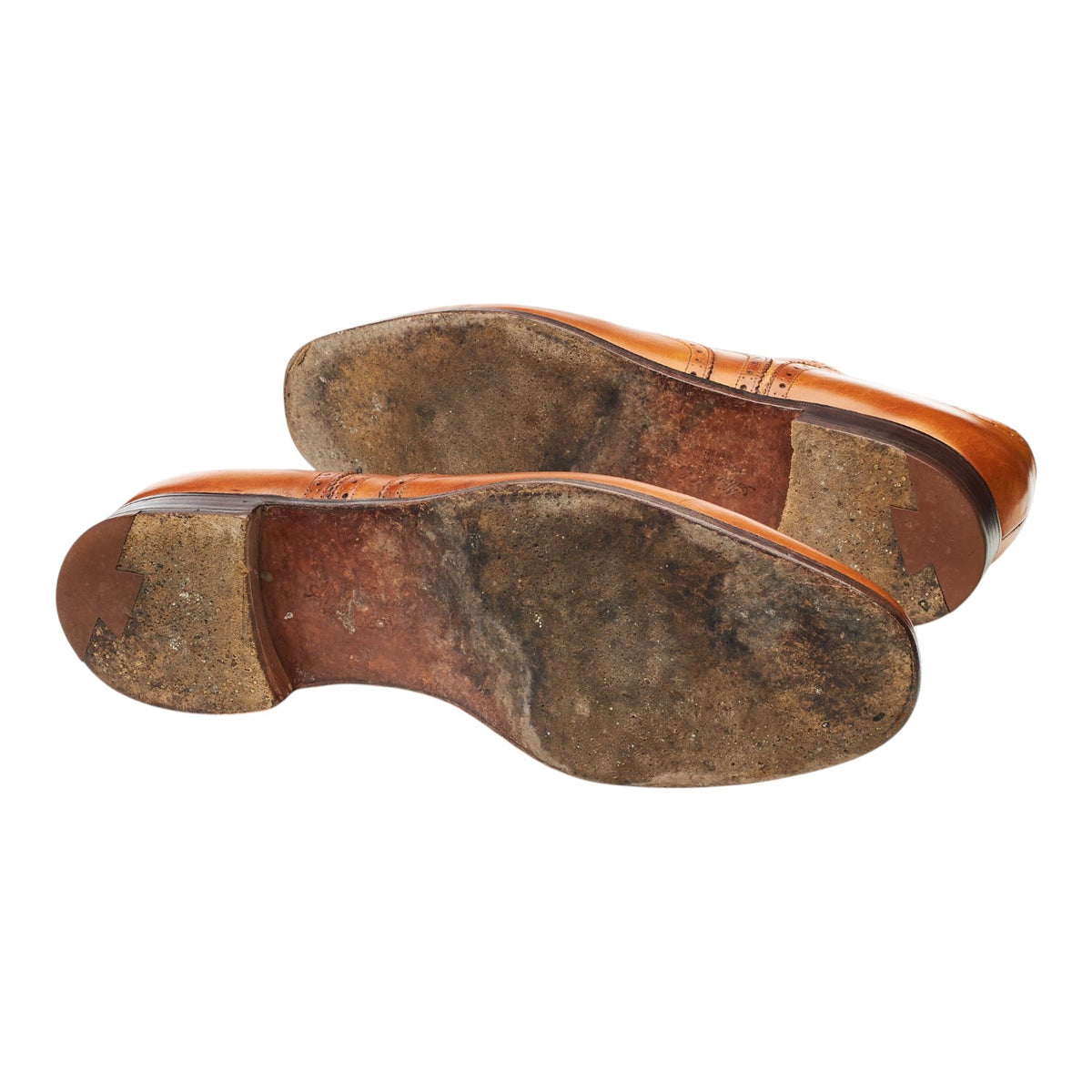 'Dartmouth' Tan Brown Leather Oxford Brogues UK 11 F