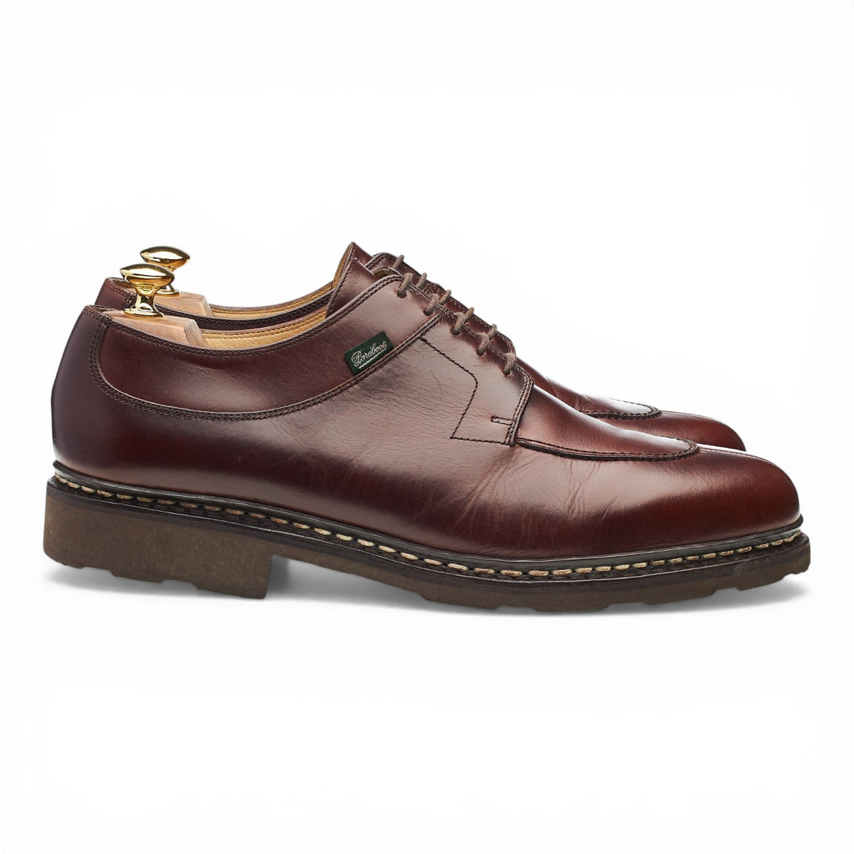 'Avignon' Brown Leather Split Toe Derby UK 11