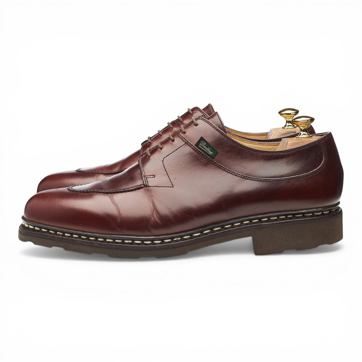 'Avignon' Brown Leather Split Toe Derby UK 11