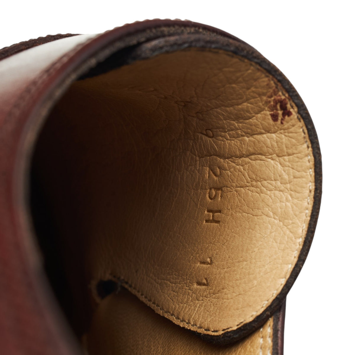 'Avignon' Brown Leather Split Toe Derby UK 11