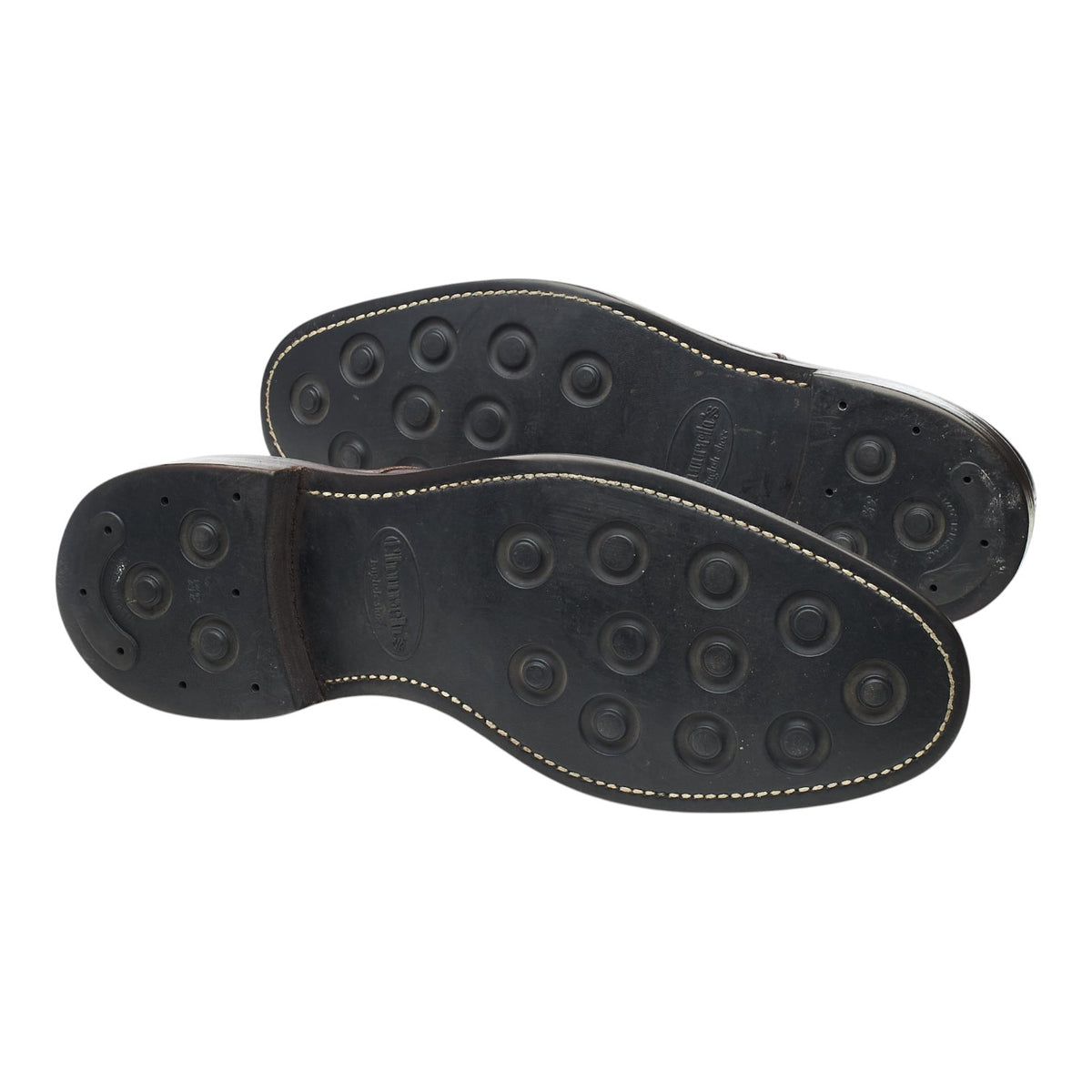 'Northwood' Dark Brown Leather Split Toe Derby UK 9 F