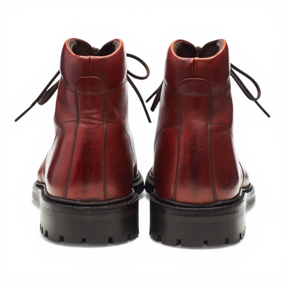 1880 'Hiker' Oxblood Leather Boots UK 9 F