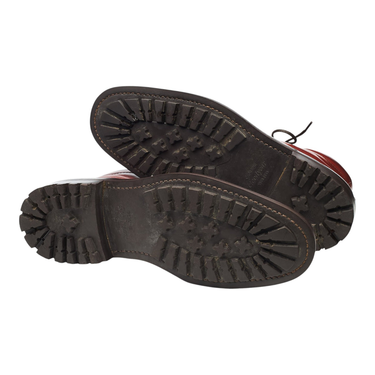 1880 'Hiker' Oxblood Leather Boots UK 9 F