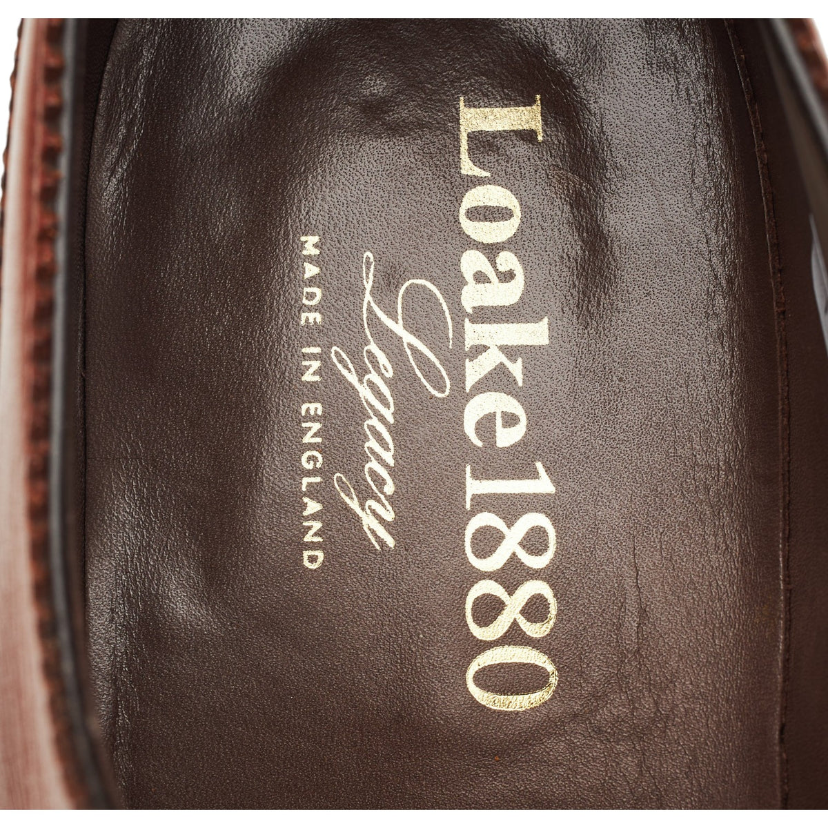 1880 Legacy 'Evans' Conker Brown Leather Oxford UK 8.5 F