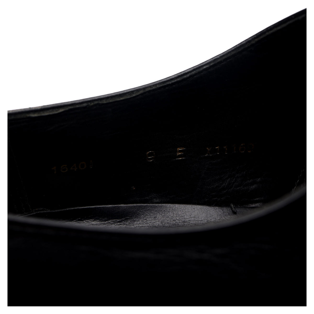 Black Leather Oxford UK 9 E
