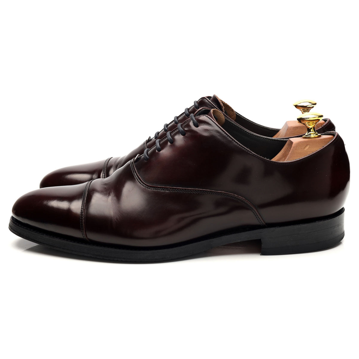 &#39;Winsford&#39; Burgundy Leather Oxford UK 8.5 G