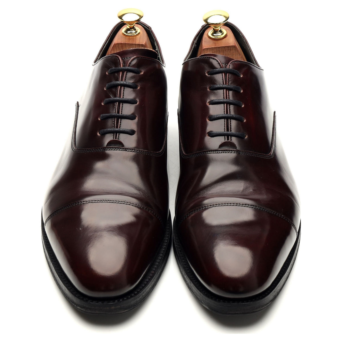 &#39;Winsford&#39; Burgundy Leather Oxford UK 8.5 G
