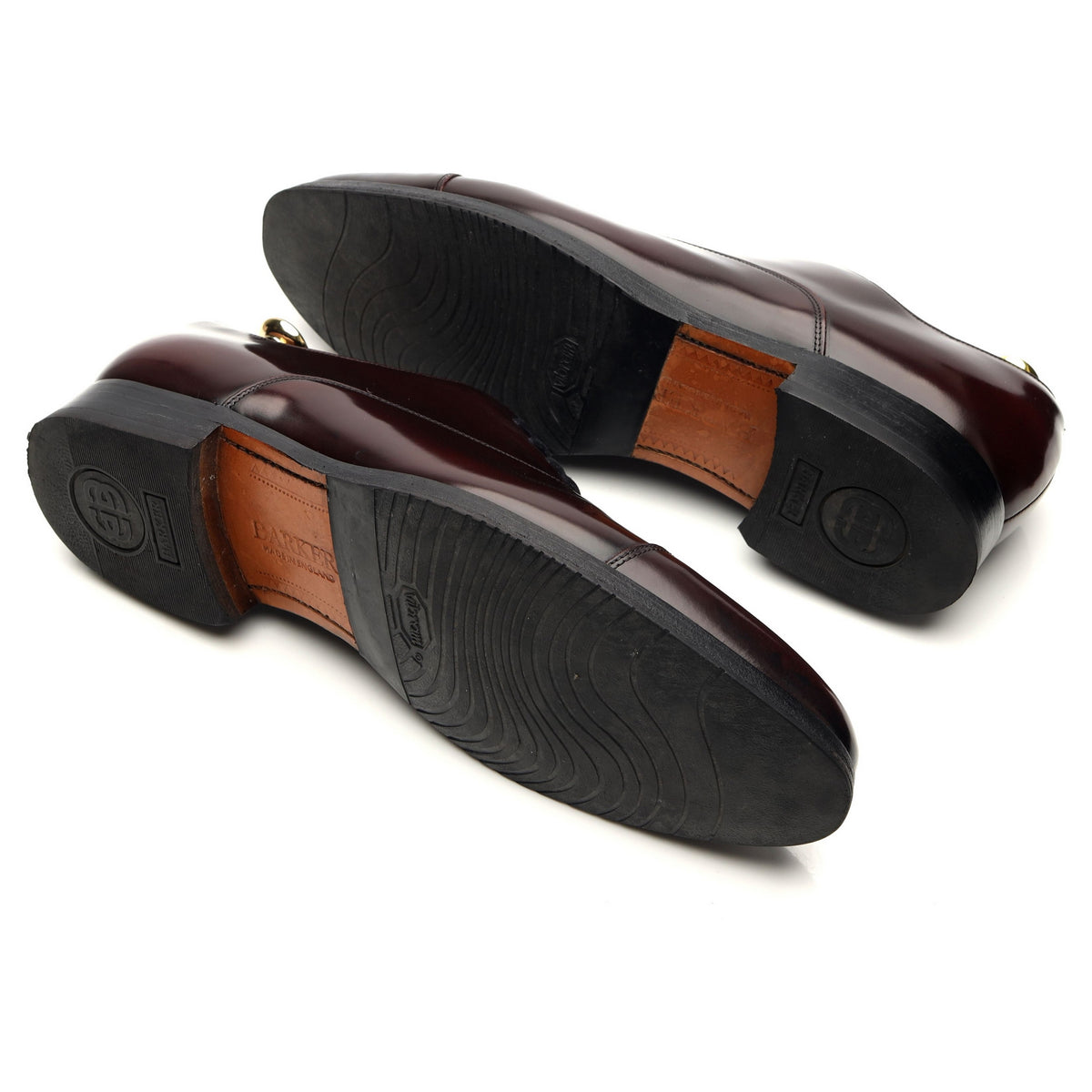 &#39;Winsford&#39; Burgundy Leather Oxford UK 8.5 G