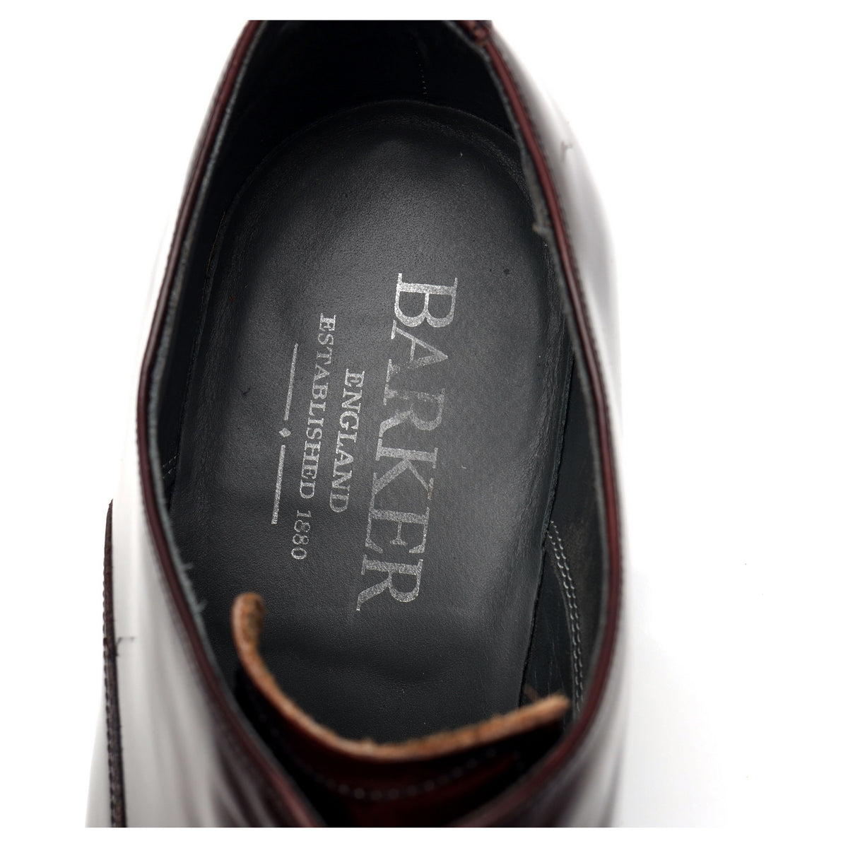 &#39;Winsford&#39; Burgundy Leather Oxford UK 8.5 G