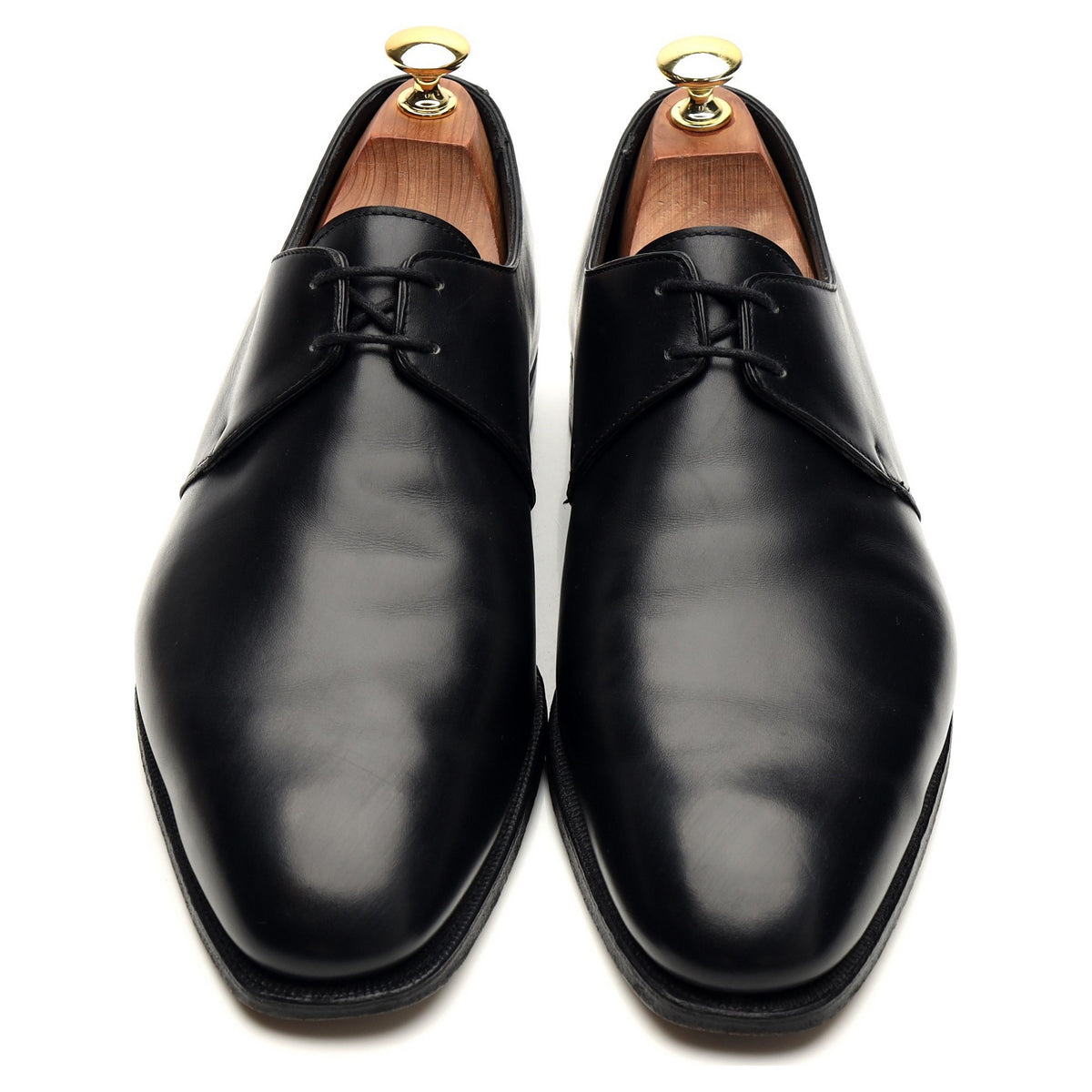 Kilgour &#39;Stanley&#39; Black Leather Derby UK 8 E