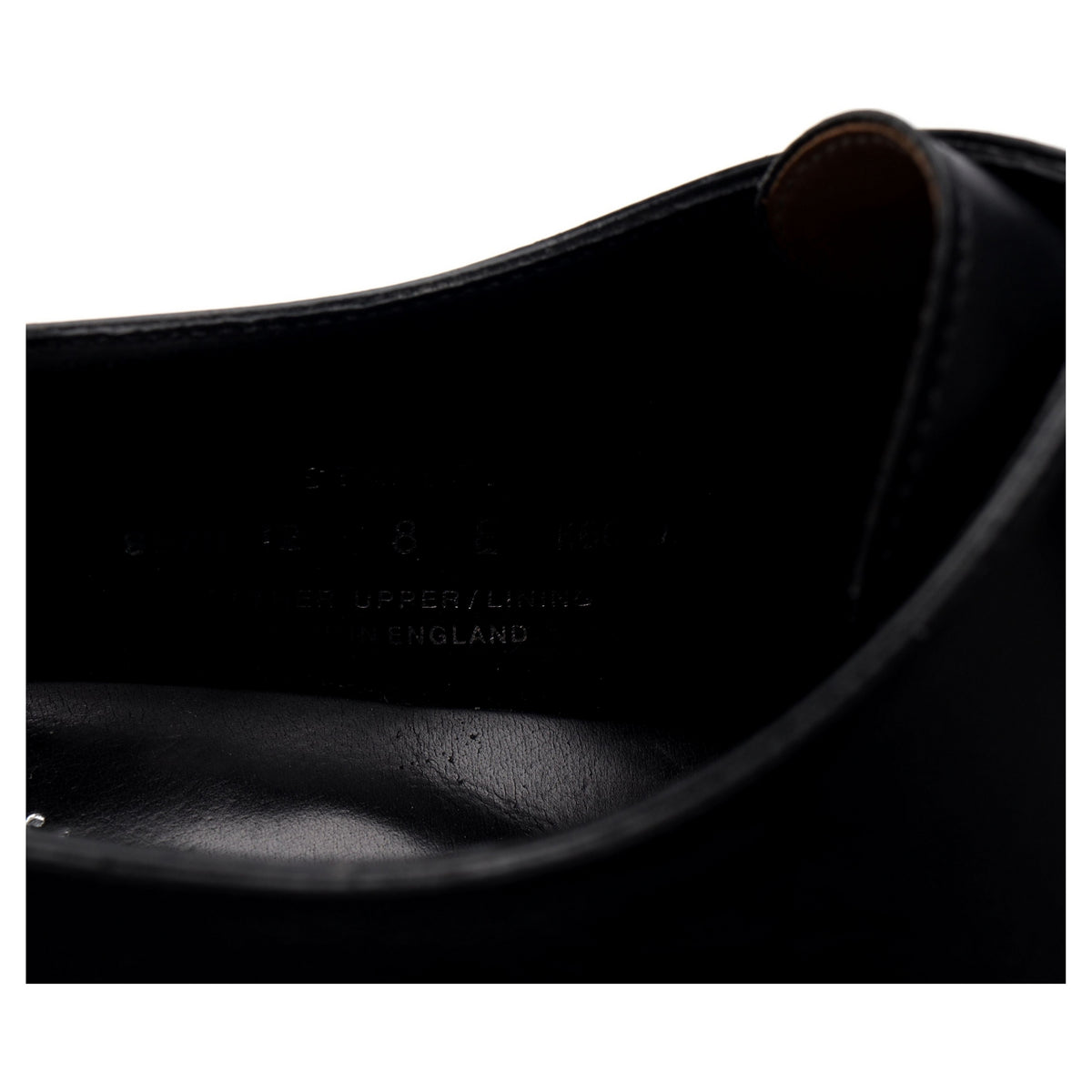 Kilgour &#39;Stanley&#39; Black Leather Derby UK 8 E