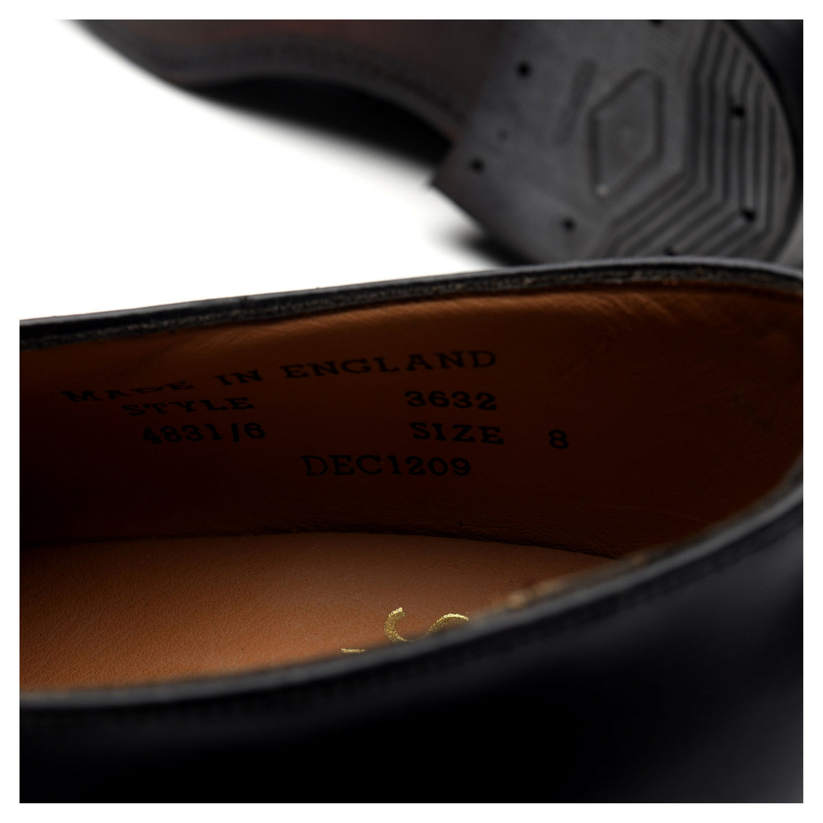 Black Slip On Loafers UK 8