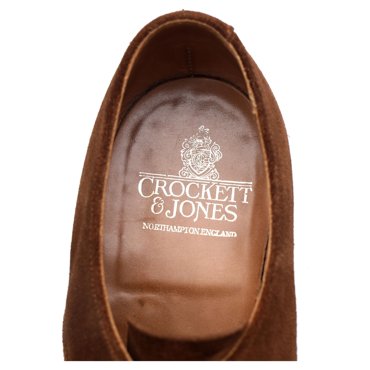 &#39;Newquay&#39; Snuff Brown Suede Derby UK 8.5 E