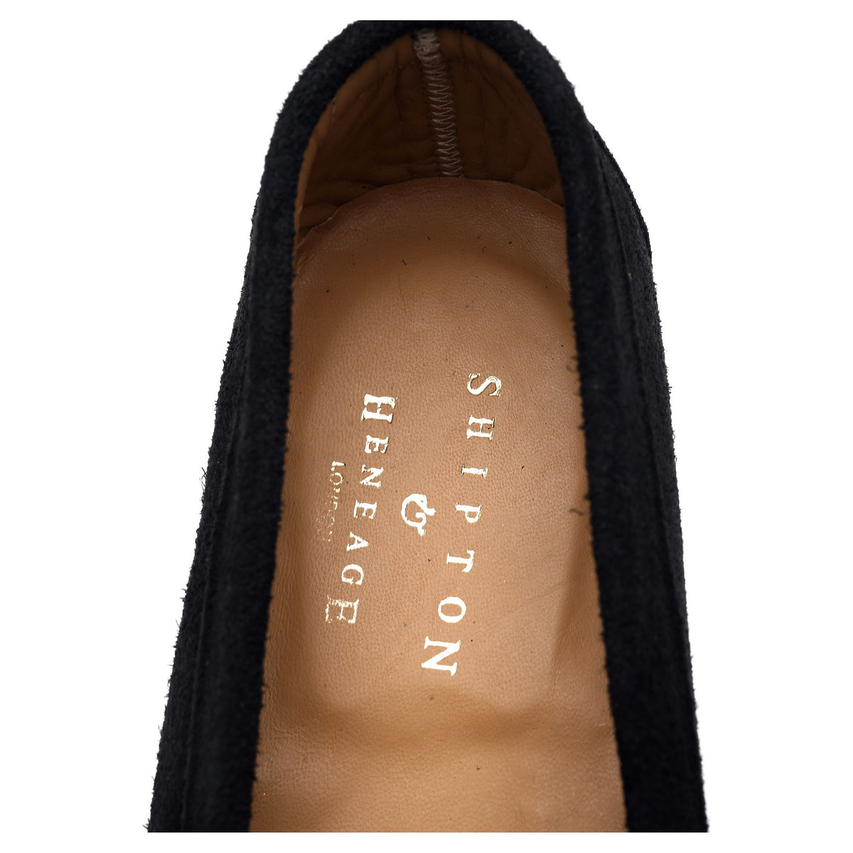 &#39;Camerino&#39; Black Suede Tassel Loafers UK 8.5 EU 42.5