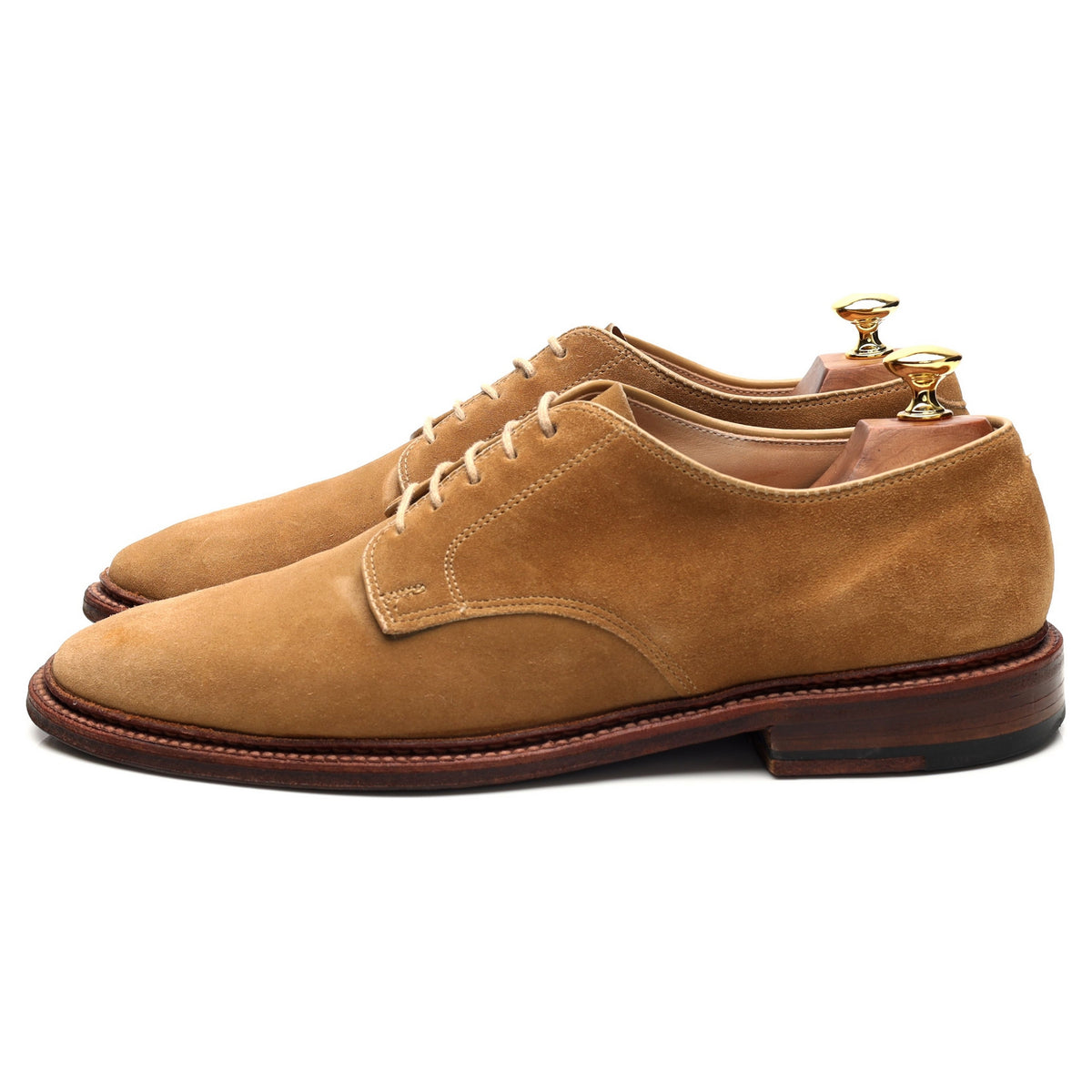 &#39;29332F&#39; Sand Brown Suede Derby UK 8.5 US 9.5 E
