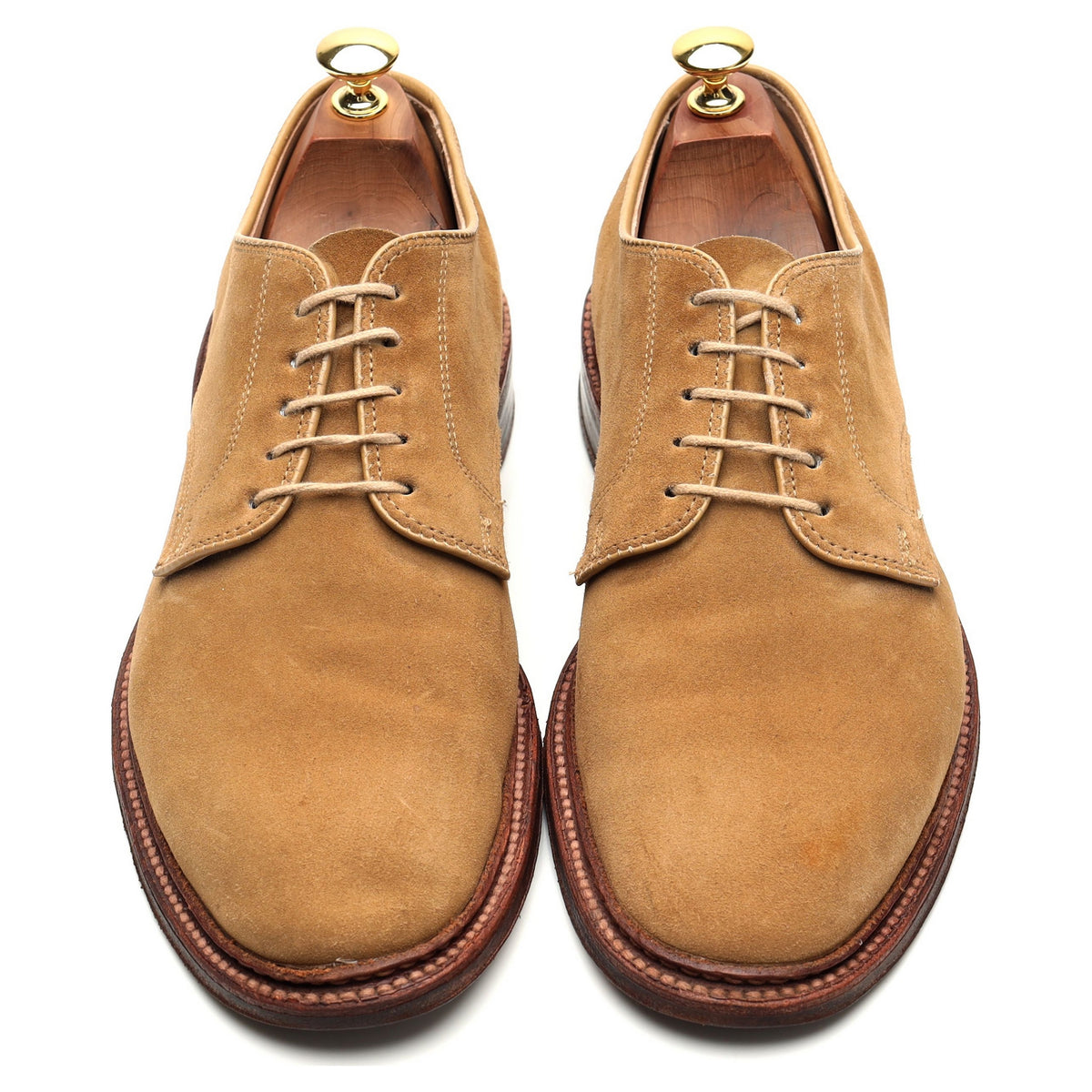 &#39;29332F&#39; Sand Brown Suede Derby UK 8.5 US 9.5 E