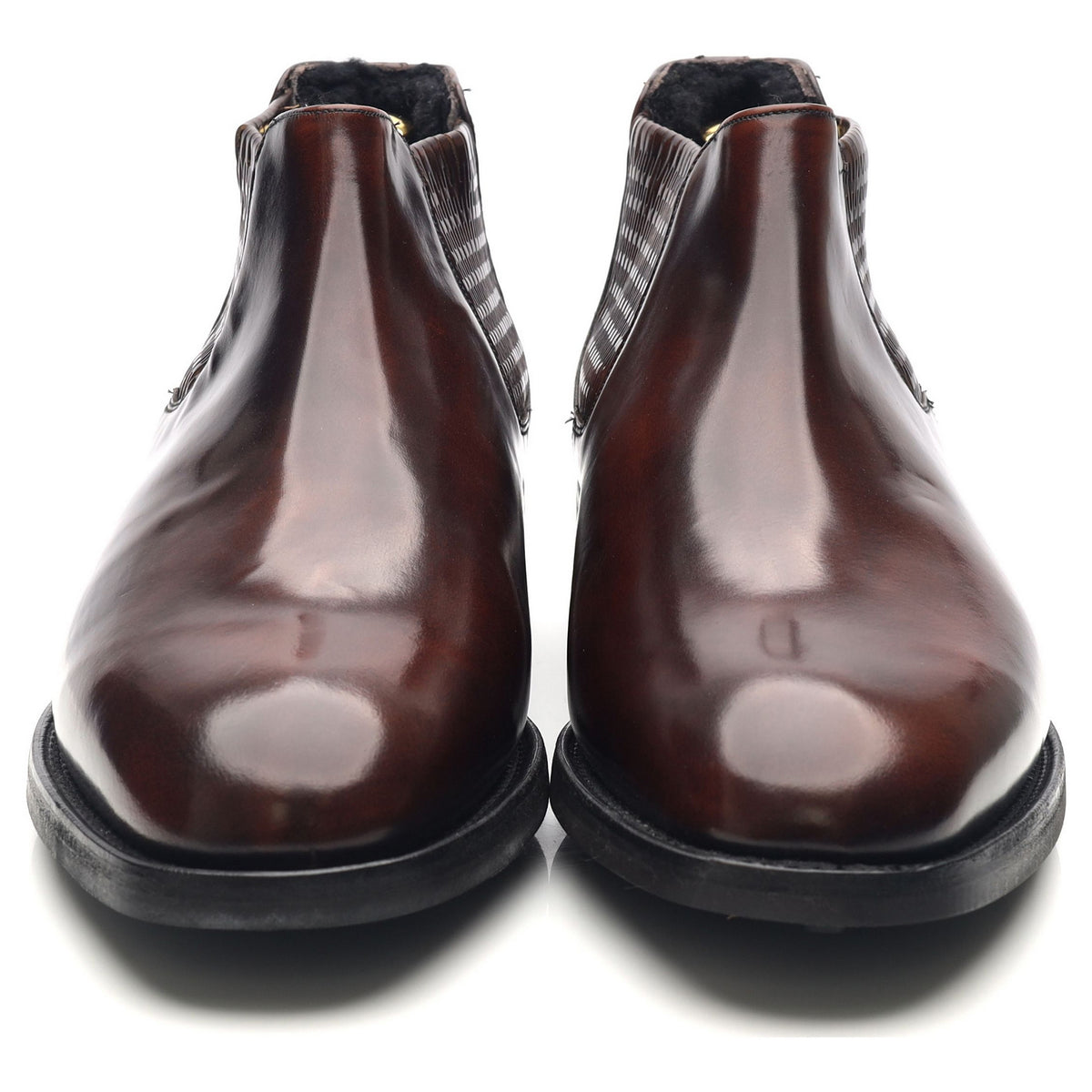 Dark Brown Leather Chelsea Boots UK 11 G