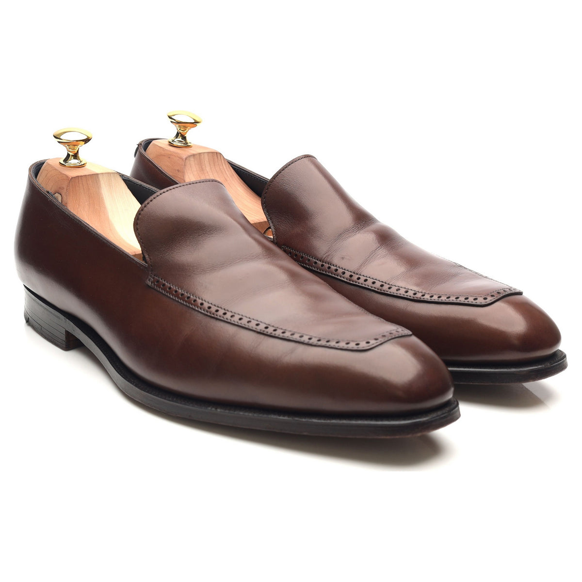 Richard James Dark Brown Leather Loafers UK 11 E