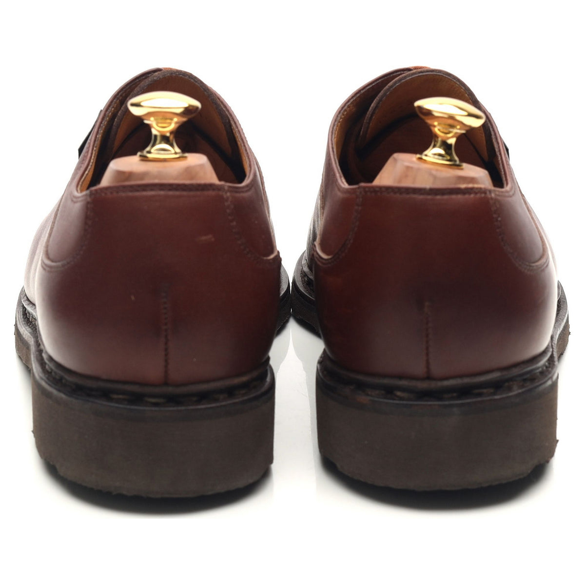&#39;Avignon&#39; Brown Leather Split Toe Derby UK 10