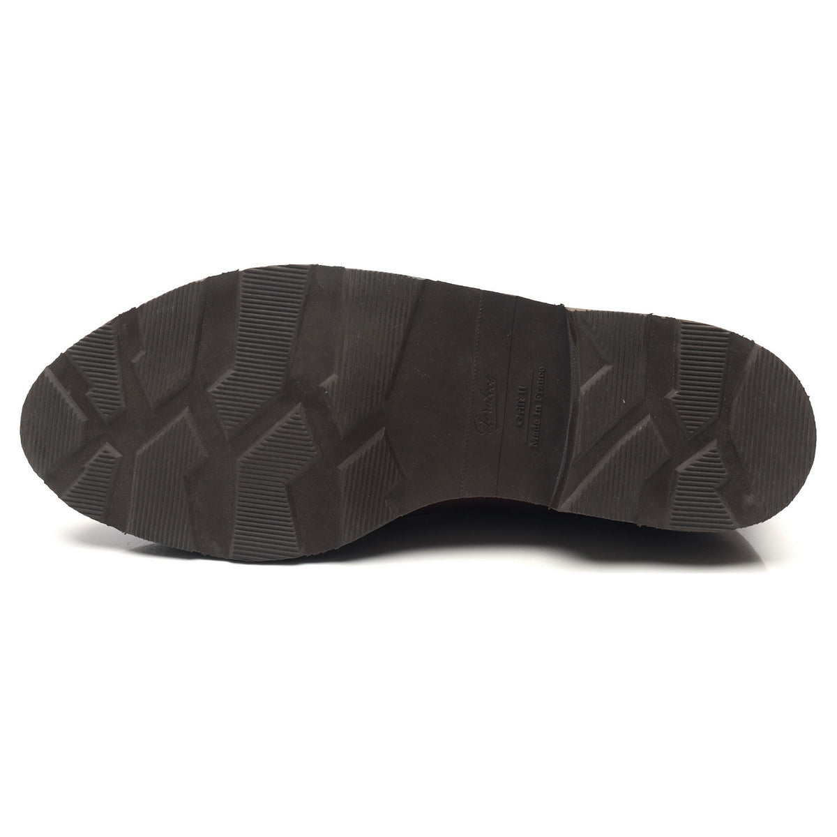 &#39;Avignon&#39; Brown Leather Split Toe Derby UK 10