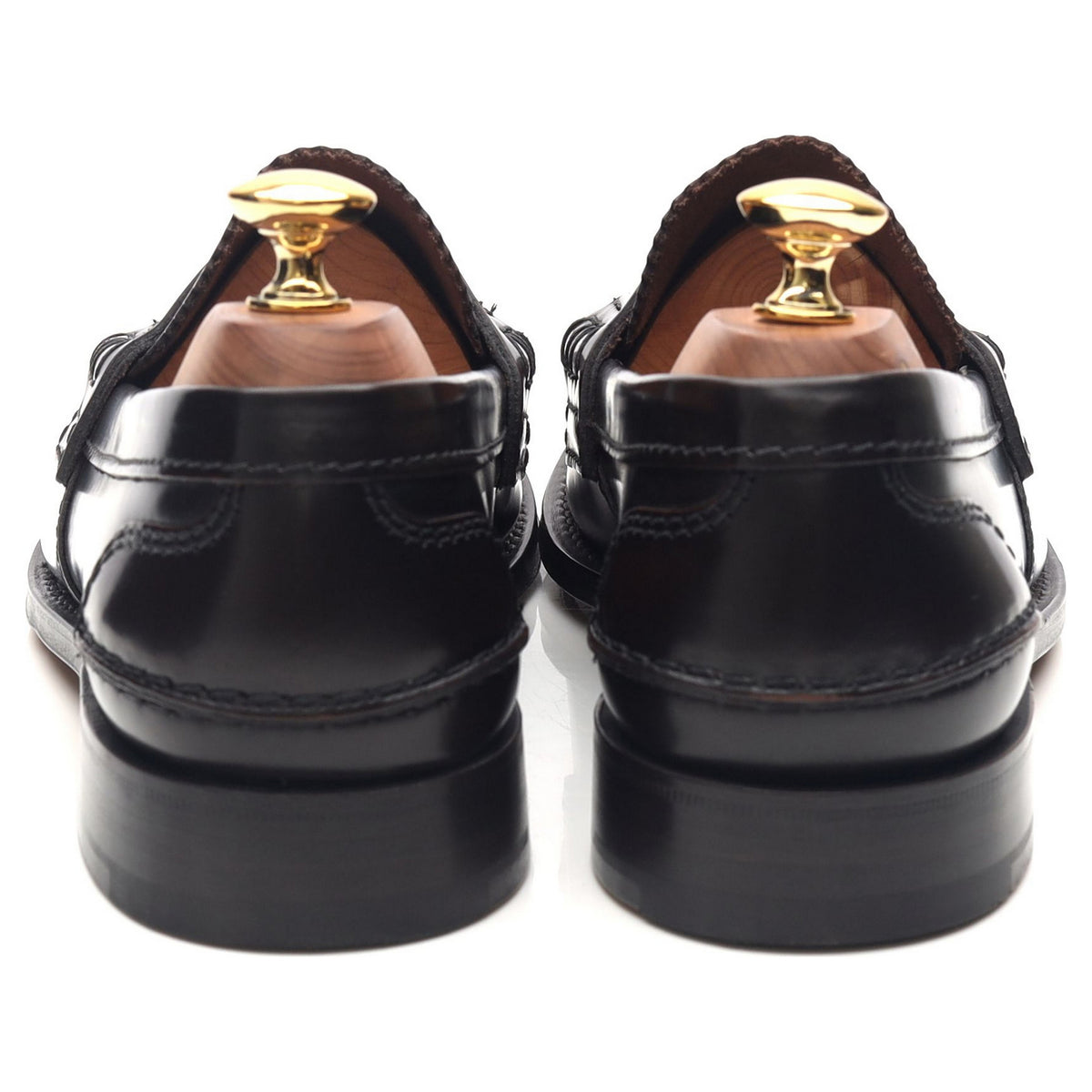 &#39;Tunbridge&#39; Dark Brown Leather Loafers UK 6 G