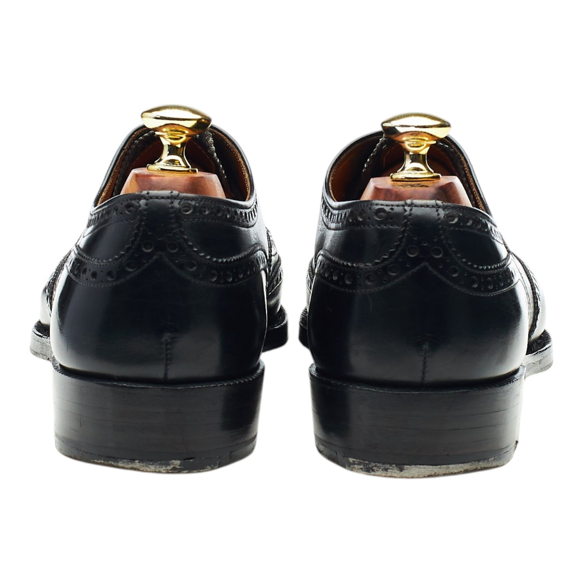 'Chetwynd' Black Leather Oxford Brogues UK 7.5 D