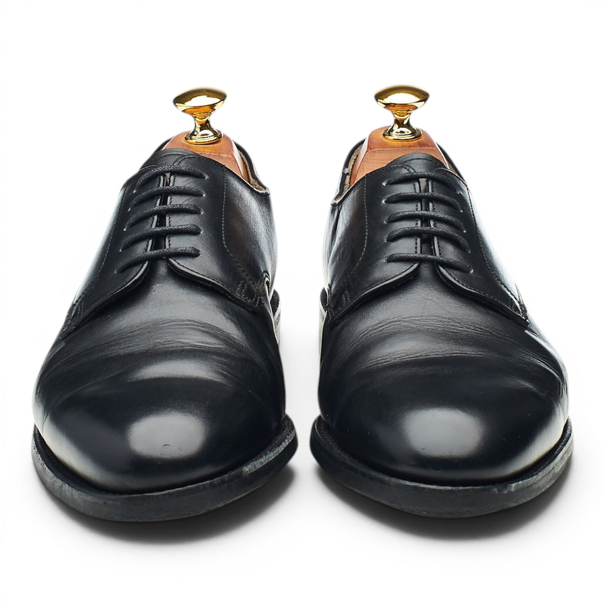 Black Leather Derby UK 6.5 E
