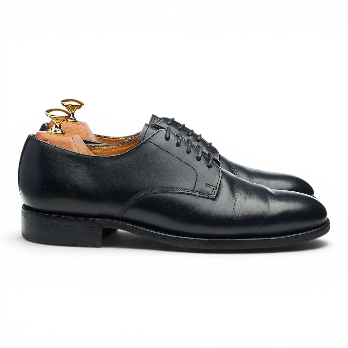 Black Leather Derby UK 6.5 E