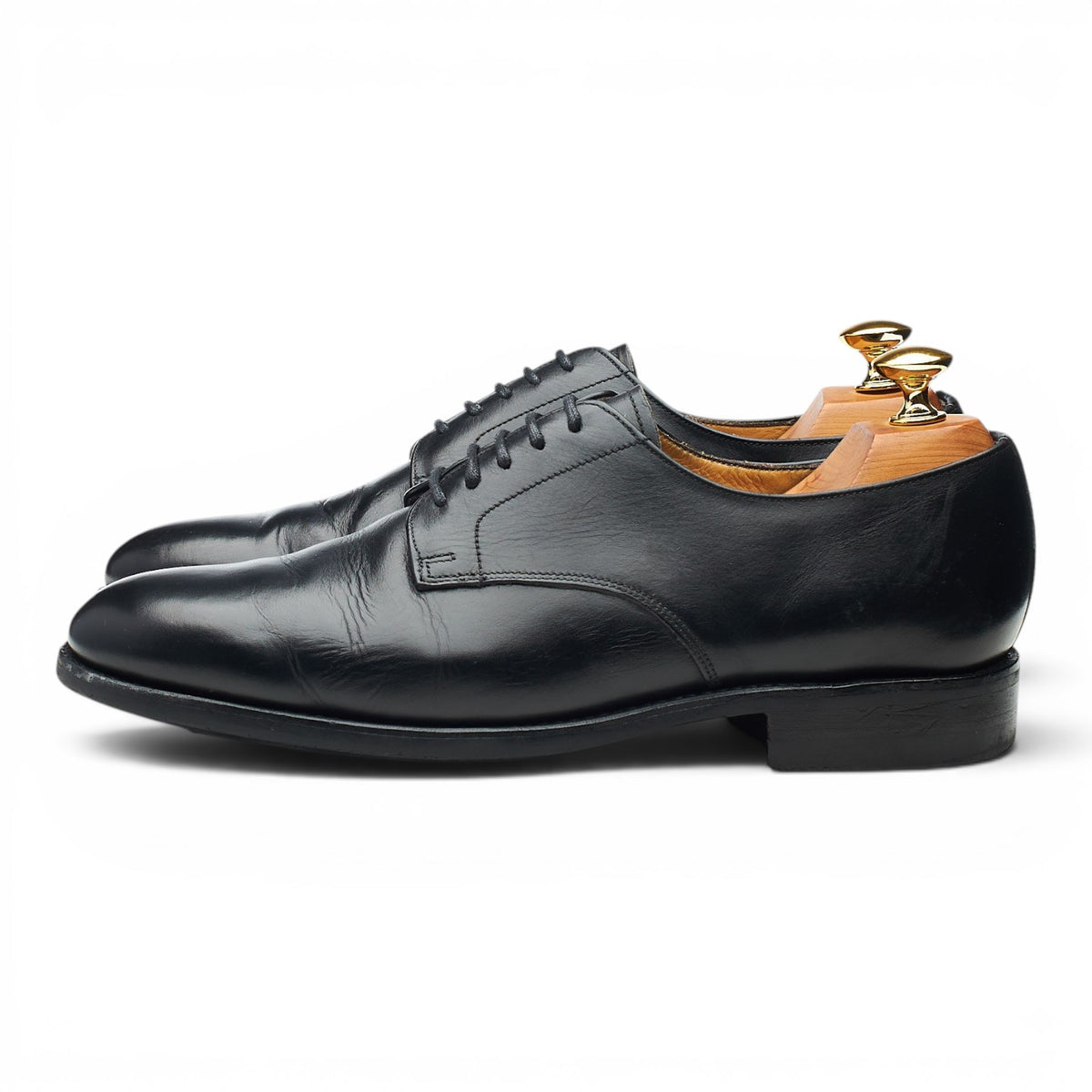 Black Leather Derby UK 6.5 E